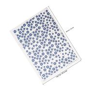 ULDIGI 4 Sheets Pottery Underglaze Paper Ceramic Decals Cuttable Clay Transfer Paper for DIY Glazed Color Floral Designs Porcelain and Ceramics