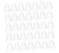 ULDIGI 40pcs Guitar Finger Protectors Silicone Fingertip Protectors for Ukulele Electric Guitar Sweat Resistant Fret Comfortable Finger Guards for Playing