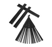 ULDIGI 4pcs Bamboo Folding Fan Frames Blank DIY Craft Ribs for Handmade Fans Foldable Bamboo Skeletons for Art Projects Party Favors and Decorative Use