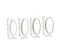ULDIGI 4PCS Bamboo Weaving Strips Long Flat Cane Webbing for DIY Basket Repair Rattan Furniture Restoration Wicker Chair Fixing Supplies and Wedding Floral Decorations