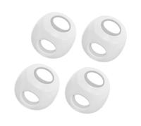 ULDIGI 4pcs Childproof Door Knob Covers with Secure Fit Round Lock Design for Safety Prevent Accidental Opening and Handle Collisions Minimalist Door Handle Protector Sleeve for Home Use