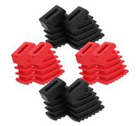 ULDIGI 4pcs Drum Kit Feet Cymbal Rack Stand Replacement Feet Plastic Drum Leg Protectors for Percussion Instruments Parts