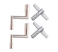 ULDIGI 4Pcs Drum Tuning Keys Set Durable Drum Wrench for Percussion Instrument Adjustment Type Type Design Essential tool for Drummers and Beginners