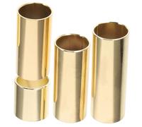 ULDIGI 4pcs Electric Guitar Slide Metal Slides for Acoustic Electric Guitar Accessories for Blues Jazz Country Music Practice