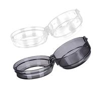 ULDIGI 4pcs Gas Stove Knob Covers Safety Protectors for Kitchen Gas Cooker Stove Control Switches Heat-Resistant Plastic Material Easy to Clean for Preventing Children