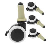 ULDIGI 4pcs High Chair Wheels Heavy Duty Chair Accessories Smooth Swivel Replacement for Booster Seats Easy to Install and Quiet Moving Random Color