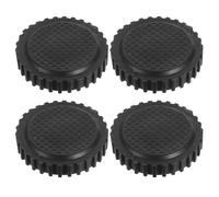 ULDIGI 4pcs M8 Rubber Bumpers Anti-slip Scale Feet Iron Weighing Scale Feet Vibration Damping Efficient Maintenance Black Food Supports for Digital Kitchen and Electronic Pricing