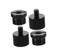 ULDIGI 4pcs Metal Microphone Thread Adapter Nut Female to Male for Mic Arm Stand Shock Mount Use in Studio