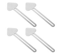 ULDIGI 4pcs Metal Paint Tube Squeezer for Artists - Stainless Steel Hand Pigment Extractor Tool Heart Shape for Acrylic, Oil, Watercolor Tubes, Art Supplies