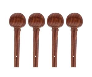 ULDIGI 4pcs Rosewood Violin Tuning Pegs Set for Acoustic Violin Accessories Replacement Parts for Music Students and Performers
