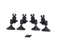 ULDIGI 4pcs Sealed Ukulele Tuning Pegs Nickel Machine Heads for Bass Ukulele Tuners Mounting Screws Keys Set