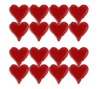 ULDIGI 500pcs Red Heart Shape Mini Brads Metal Paper Fasteners for Crafts DIY Scrapbooking Stamping Compact Decorative Split Pins for Card Making and Creative Binding