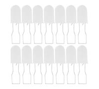 ULDIGI 50pcs Disposable Anti Tamper Locks with Strong Protection and Tamper Evident Features, White Plastic and Iron Security Seals for Courier Parcels and Sample Tagging