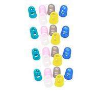 ULDIGI 50pcs Finger Guards for Guitar and Ukulele Silicone Fingertip Protectors Mixed for Beginners