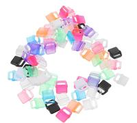 ULDIGI 50pcs Usb-c Dust Plug Covers, Type-c Charging Port Protector Caps with Hanging Hole, Multi-color Silicone Anti-dust Caps for Smartphones, Tablets, and Laptops Maintenance