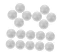 ULDIGI 50pcs White Solid Foam Balls for Crafts Polystyrene Spheres for DIY Projects Wedding and Christmas Decorations Lightweight Decoration Balls for Art and Holiday Decor