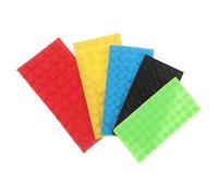 ULDIGI 5pcs Braille Bump Dot Stickers for Blind and Low Vision, Silicone Adhesive Tactile Aids with Assorted Sizes, Easy to Use and Remove, Suitable for Boxes and Plastic in Schools