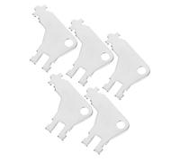 ULDIGI 5pcs Commercial Toilet Paper Dispenser Keys for Metal Tissue Box Opening Key Compatible with Public Restroom Roll Dispensers