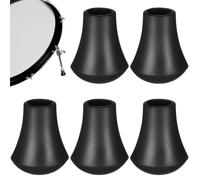 ULDIGI 5pcs Drum Leg Brackets with Anti-skid Slip Resistant Feet for Floor Tom Drum Kit Support Easy Installation Musical Instrument Accessories Compatible with Various