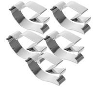 ULDIGI 5Pcs Pigeon Shaped Stainless Steel Cookie Cutters for Baking Fondant Jellies and Clay Crafts
