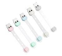 ULDIGI 5pcs Safety Locks Boys and Girls Drawer Lock Multi-Function for Cupboard Fridge Security