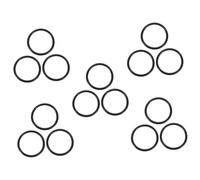 ULDIGI 5sets Singing Bowl Mat Bowl Cushion Pad Ring Pad for Buddhist Ritual Instruments 3pcs*5