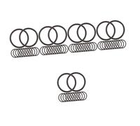 ULDIGI 5sets Trumpet Practice Mute Cornet Instrument Muffler Trumpet Rings Set 20pcs*5