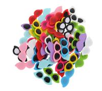 ULDIGI 60pcs Resin Mini Sunglasses Charms Flatback for DIY Phone Case Making Scrapbook Embellishments with Mixed Colors Compatible with Various Mobile Phone Models for Jewelry and Craft