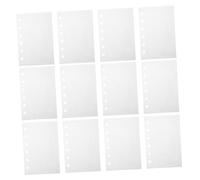 ULDIGI 60pcs Scrapbook Page Protectors Vinyl Sleeves Photo Storage Pockets Refillable Scrapbook Binder Inserts for Document and Ephemera Organization