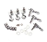 ULDIGI 6Pcs Electric Guitar String Tuning Pegs Semi Closed Machine Heads Easy Install for Acoustic Electric Guitars Durable Tuner Keys for Musicians