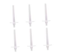 ULDIGI 6Pcs Plastic Bobbin Winder Spool Pins for Consulbe Sewing Machine Wear-resistant Floss Winding Columns with Easy Install Prevents Thread Tangling Suitable for Embroidery and Sewing