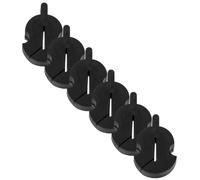 ULDIGI 6pcs Rubber Violin Mute Practice Mutes for Violin Bridge Silent Accessories
