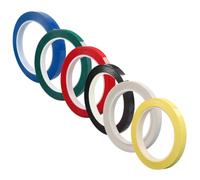 ULDIGI 6pcs Violin and Cello Fingerboard Guide Stickers, Colorful Finger Position Tape for Beginners, Musical Instrument Accessories with White, Red, Green, Black, Blue, Light Yellow