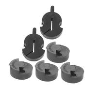 ULDIGI 6pcs Violin Practice Mute: Rubber Round Tourte Style Small Viola Mute For All Violin Quiet Environments Training