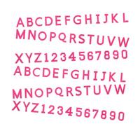ULDIGI 72pcs Embroidered Letter and Patches A-z Alphabet Appliques for DIY Clothes Hats Socks Jeans Polyester Sewing Decor Accessories