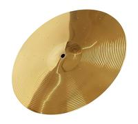 ULDIGI 8-inch Brass Alloy Practice Drum Splash Cymbal for Drum Set, Metal Crash Cymbals Variable Hole Size, Percussion Instrument Accessory for Musicians and Practice Sessions
