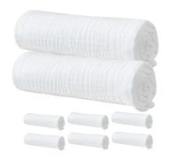 ULDIGI 8pcs Cotton Muslin Burp Cloths Soft Washable Diapers for Newborns Reusable Urinary Pads Breathable Comfortable White