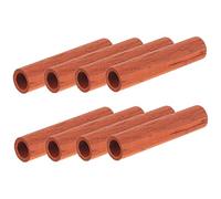 ULDIGI 8pcs Guitar Fittings Electric Bass Guitar Truss Rod Tube Covers Wood Sleeve for Replacement