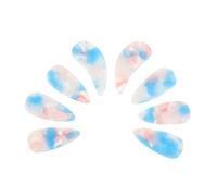 ULDIGI 8pcs Guzheng Finger Picks Durable Nail Covers for Enhanced Playing Experience Smooth Protection for Beginners Practicing Musicians Comfortable Fit for Guzheng Accessories