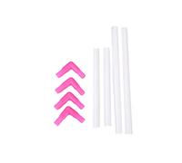 ULDIGI 8pcs Portable Clip Embroidery Frame Set 25x35cm Random Color Cross Stitch Rack for Handheld Embroidery and Quilting