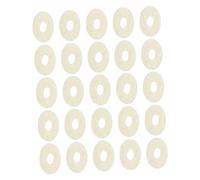 ULDIGI 90pcs White Piano Felt Pads 12x4x1mm Piano Keyboard Balance Washers Cushion for Tuning Repair Accessory Compatible with Keyboard Front Rail Regulation