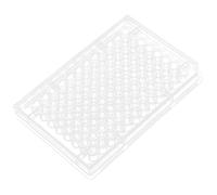 ULDIGI 96 Holes Culture Plate Cell Culture Plate Flat Bottom 7mm Well Diameter Reduce Evaporation Easy Identification for Biological Research
