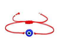 ULDIGI Adjustable Evil Eye Bracelet for Men and Women Minimalist Red String Wrist Jewelry with Eye Bead Lightweight Handmade Protection Amulet for Daily Wear and Special Occasions