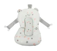 ULDIGI Adjustable Newborn Bath Seat with Non-Slip Floating Cushion, Soft Polyester and Cotton Material, Easy Cleaning Infant Shower Seat for Safe Bath Time