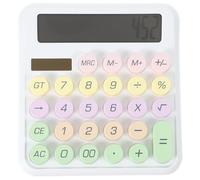 ULDIGI Adorable Mechanical Calculator for Students and Office Workers with Spacious Visual Experience, Long Lifespan, Sleek Plastic Design, and Portable Style for School and Office Use