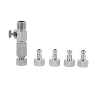 ULDIGI Airbrush Quick Connect Coupler Male Female Hose Adapter for Compressor Lightweight Portable Air Brush Accessory with Quick Release and Precise Airflow Adjustment for Modeling and