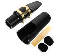ULDIGI Alto Saxophone Kit Sax Cap Ligature Plastic Sax Mouthpiece Saxophone Accessories