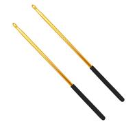 ULDIGI Aluminum Alloy Drumsticks Jazz Drumsticks for Adults Metal Drumsticks for Teens Boys and Girls Drum Practice Sticks Sturdy Percussion Instrument Sticks