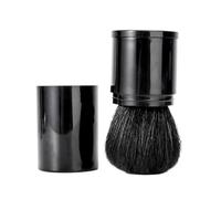 ULDIGI Applicators Retractable Powder Black Makeup in Face Application Cosmetic Brushes Brush Loose with Artificial Fiber Bristles, Portable and Washable