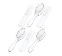 ULDIGI Baby Hair Brush and Comb Set for Newborns Infant Scalp Massage Soft Bristles Cradle Cap Treatment Multi-use Grooming Kit 3 Pieces